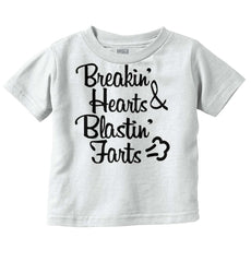 Blastin Farts Infant Toddler T Shirt-Direct To Garment Print-Brisco Baby