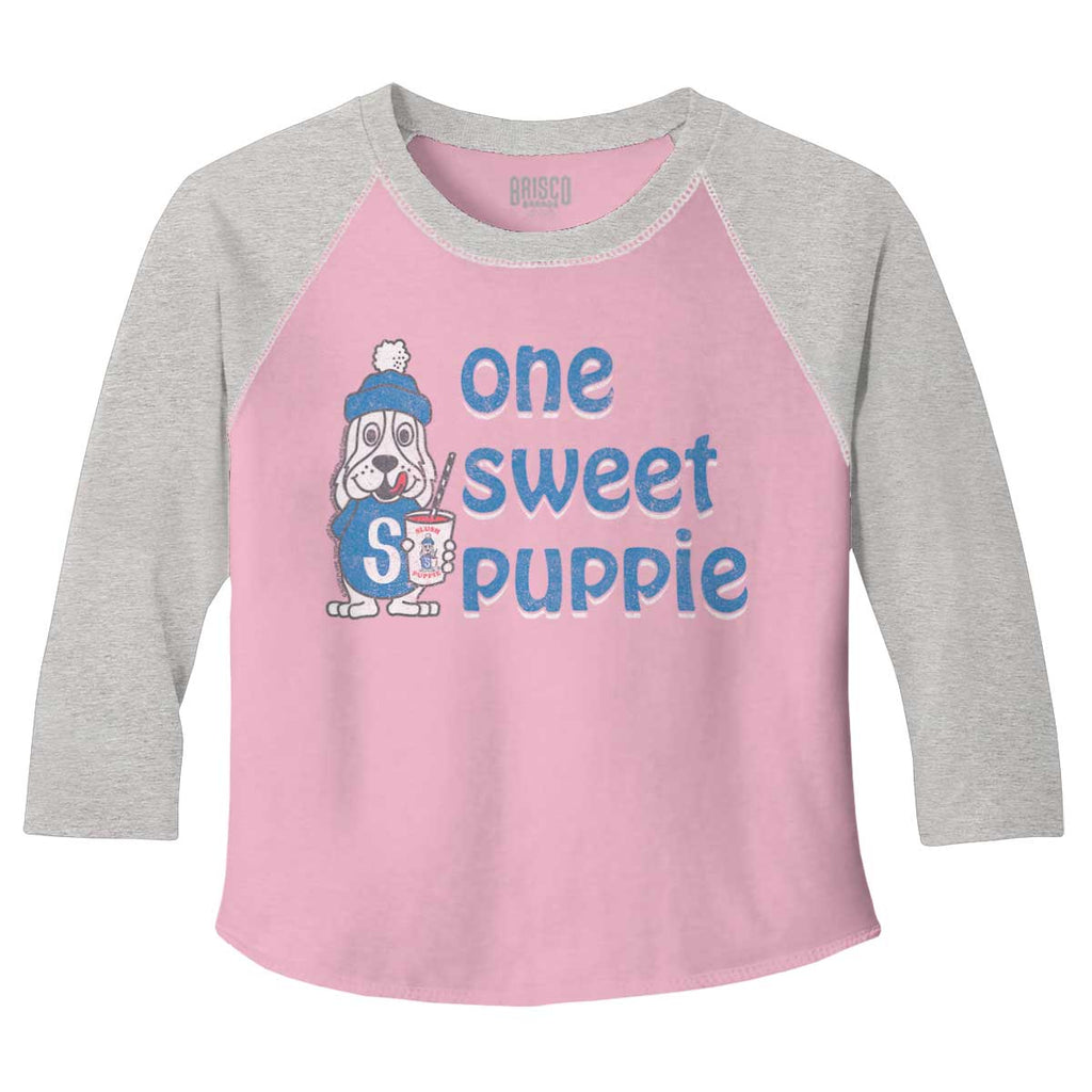 Sweet Puppie Toddler Baseball-Direct To Garment Print-Brisco Baby