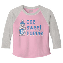 Sweet Puppie Toddler Baseball-Direct To Garment Print-Brisco Baby