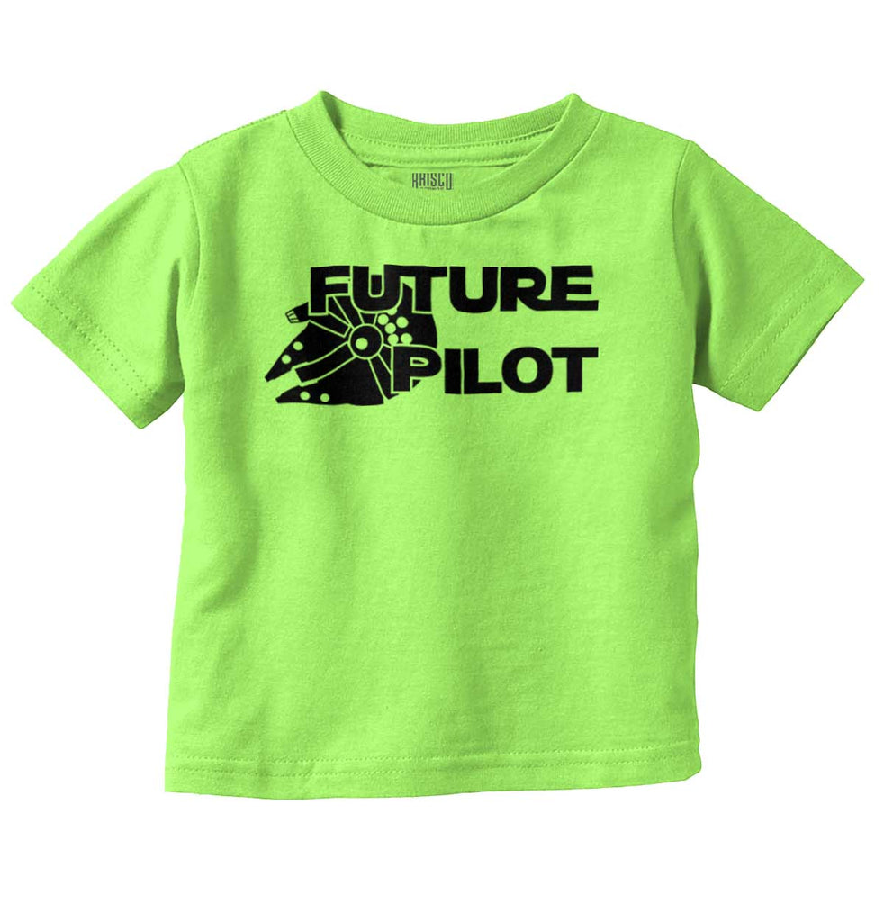 Future Pilot Infant Toddler T Shirt-Direct To Garment Print-Brisco Baby