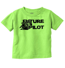 Future Pilot Infant Toddler T Shirt-Direct To Garment Print-Brisco Baby