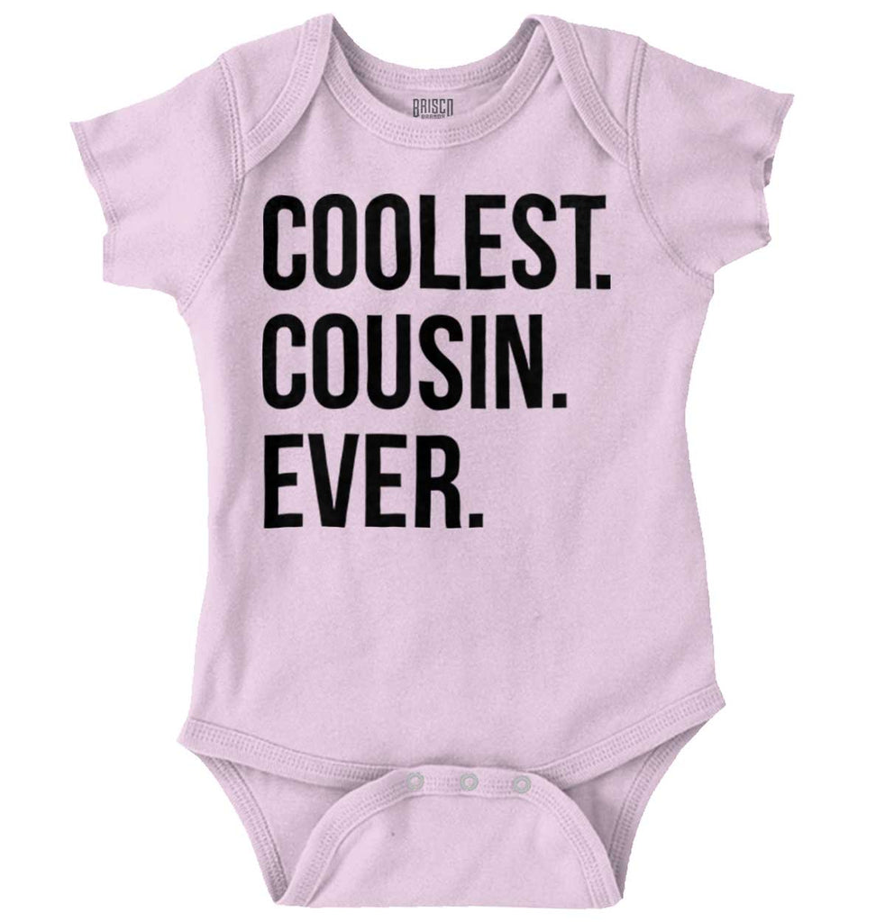 Coolest Cousin Ever Romper Bodysuit-Direct To Garment Print-Brisco Baby