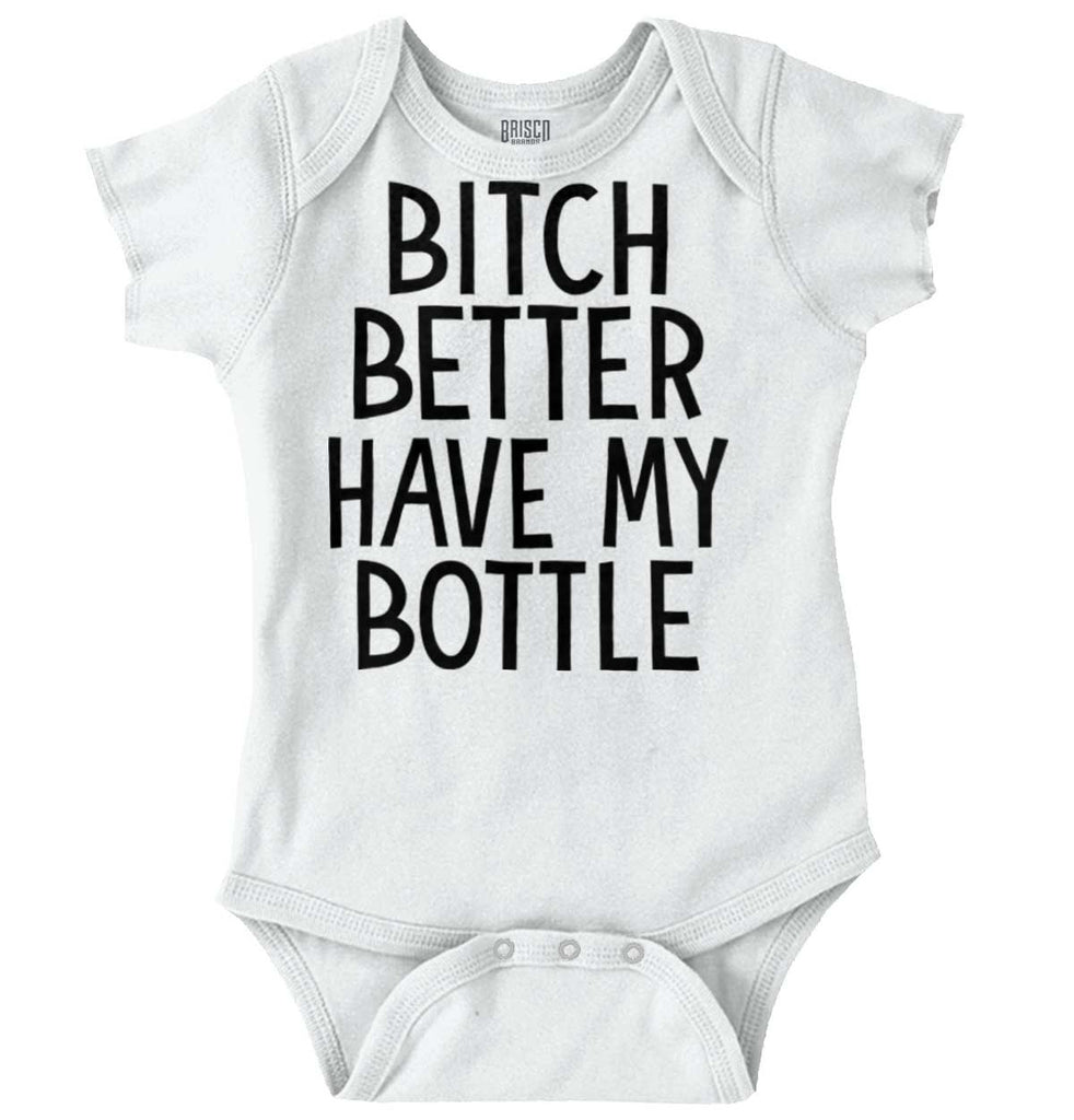 My Bottle Romper Bodysuit-Direct To Garment Print-Brisco Baby
