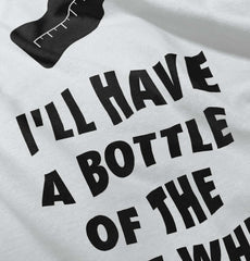 House White Romper Bodysuit-Direct To Garment Print-Brisco Baby