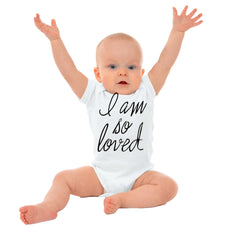 So Loved Romper Bodysuit-Direct To Garment Print-Brisco Baby