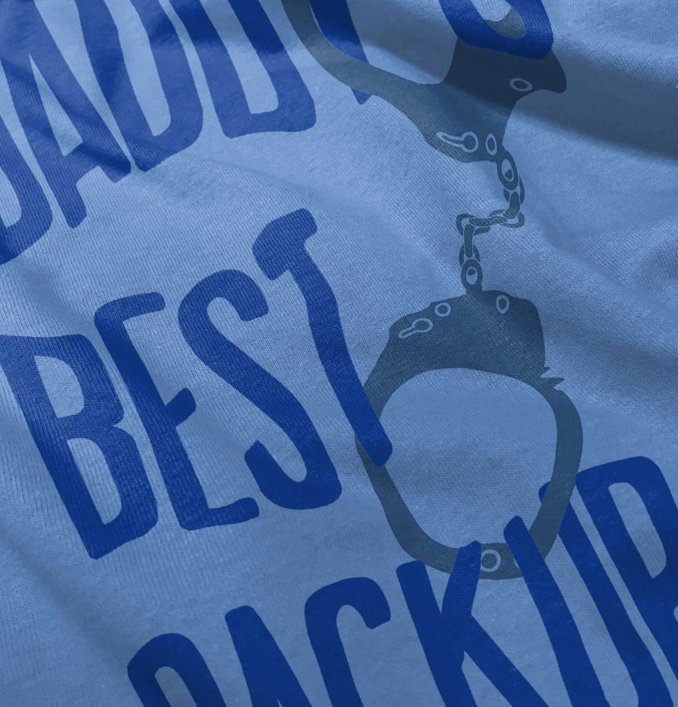 Daddy's Best Backup Toddler Baseball-Direct To Garment Print-Brisco Baby