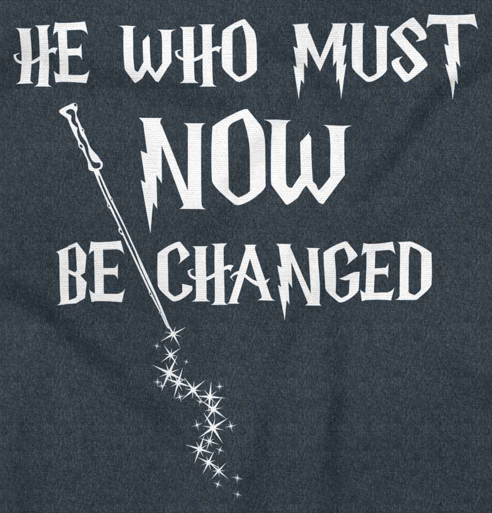 He Who Must Be Changed Football Romper Bodysuit-Direct To Garment Print-Brisco Baby