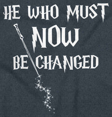 He Who Must Be Changed Football Romper Bodysuit-Direct To Garment Print-Brisco Baby