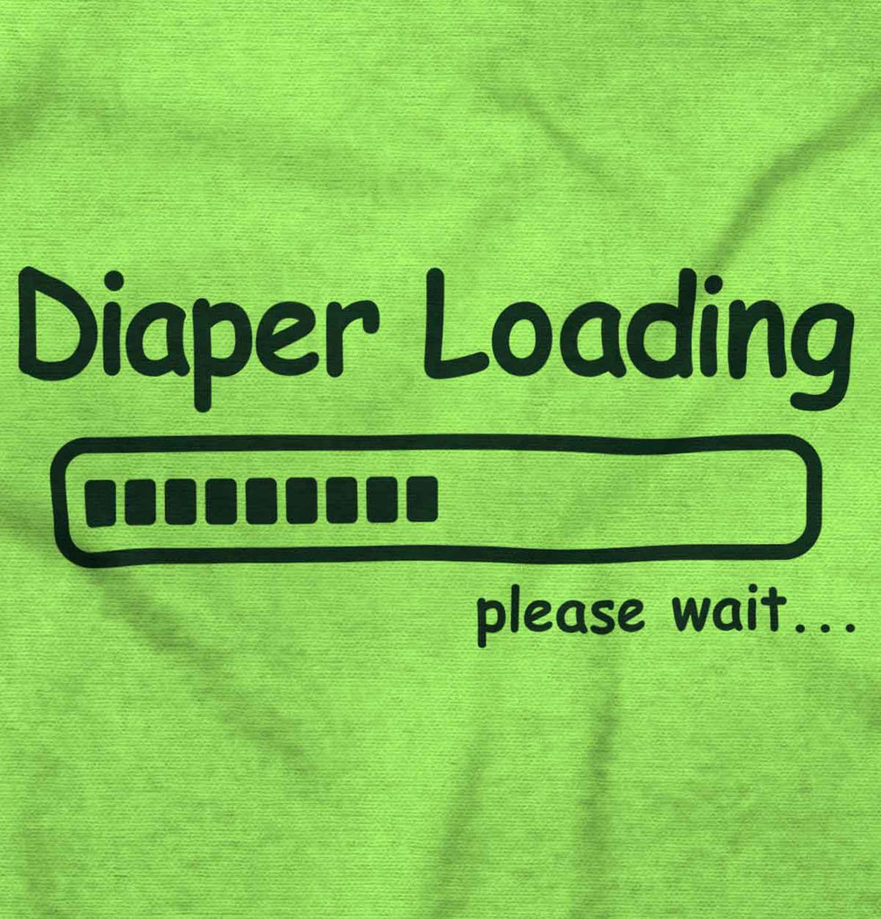 Diaper Loading Infant Toddler T Shirt-Direct To Garment Print-Brisco Baby