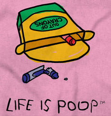 Out of Crayons Infant Toddler T Shirt-Direct To Garment Print-Brisco Baby