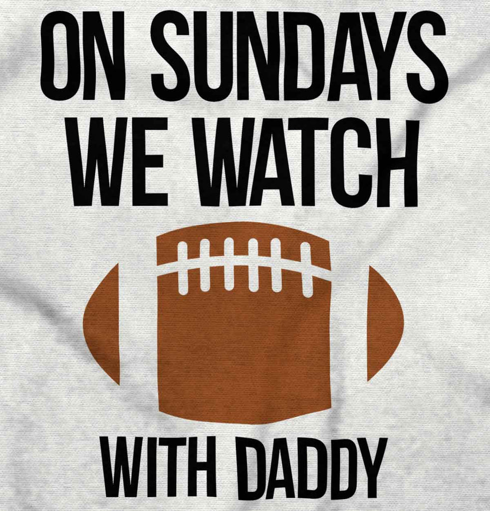 Football Sundays Romper Bodysuit-Direct To Garment Print-Brisco Baby