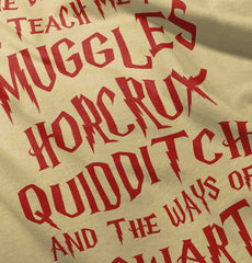 Muggles Horcrux Quidditch Romper Bodysuit-Direct To Garment Print-Brisco Baby