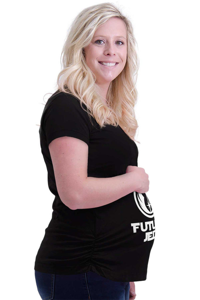 Future Jedi Maternity T-Shirt-Direct To Garment Print-Brisco Baby