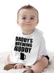 Brewing Buddy Infant Baby Bib-Direct To Garment Print-Brisco Baby