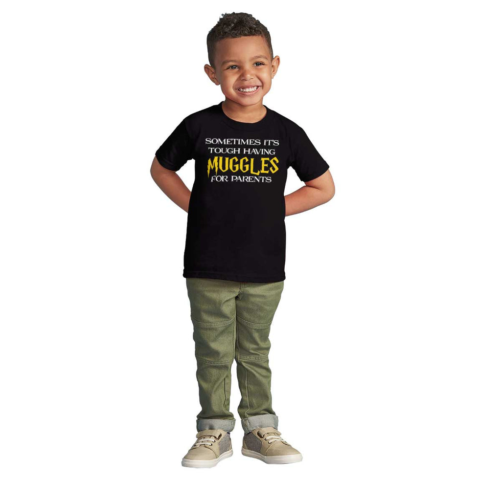 Muggles For Parents Infant Toddler T Shirt-Direct To Garment Print-Brisco Baby
