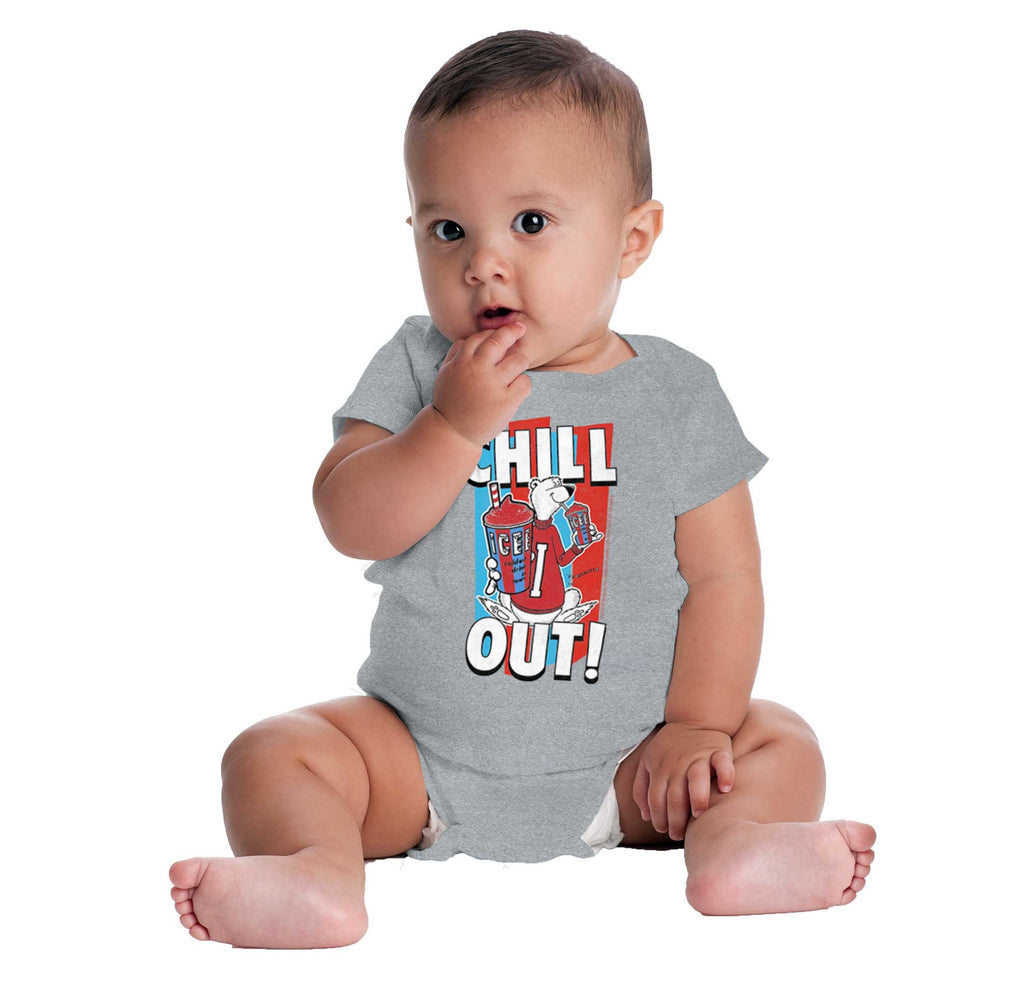 Chill Out Romper Bodysuit-Direct To Garment Print-Brisco Baby