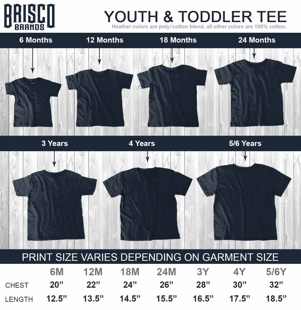 Retro Vintage Infant Toddler T Shirt-Direct To Garment Print-Brisco Baby