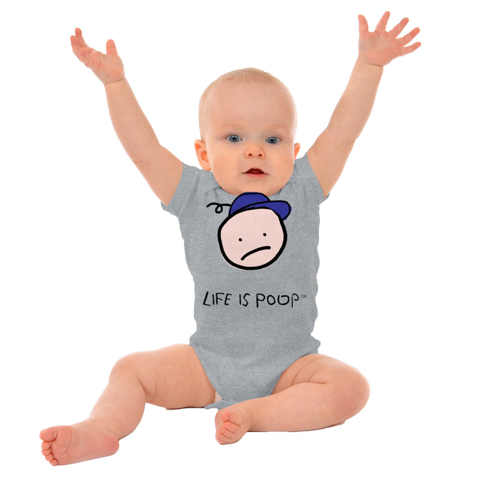 Boy Logo Romper Bodysuit-Direct To Garment Print-Brisco Baby