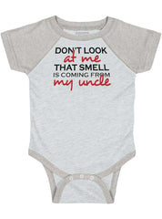 That Smell Raglan Romper Bodysuit-Direct To Garment Print-Brisco Baby
