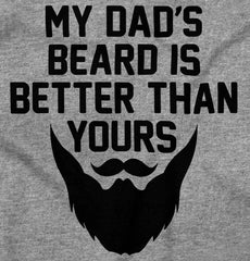 Dad's Beard Solid Baby Pajama Top-Direct To Garment Print-Brisco Baby