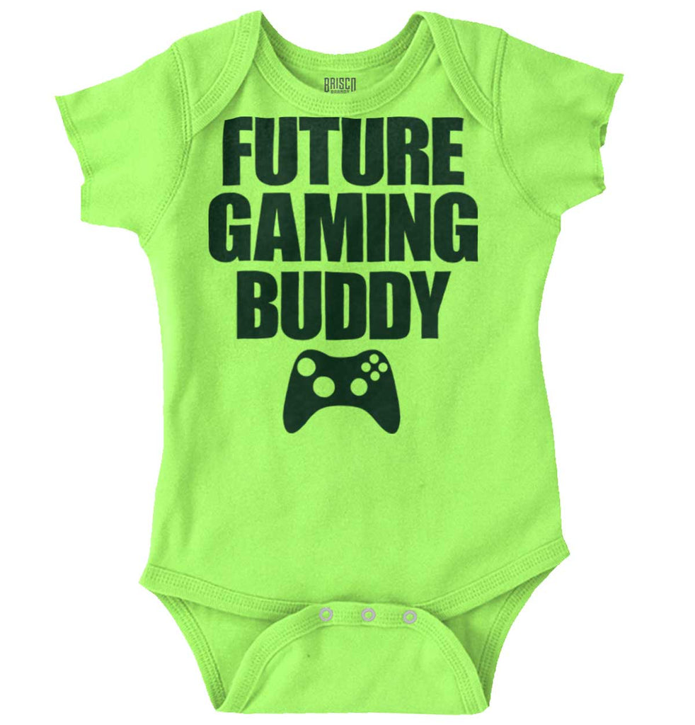 Future Gaming Buddy Romper Bodysuit-Direct To Garment Print-Brisco Baby