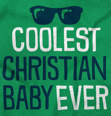 Coolest Christian Baby Romper Bodysuit-Direct To Garment Print-Brisco Baby