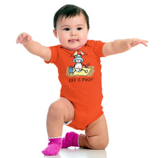Beach Umbrella Romper-Direct To Garment Print-Brisco Baby