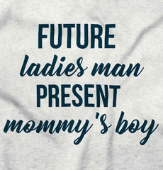 Future Ladies Man Romper Bodysuit-Direct To Garment Print-Brisco Baby