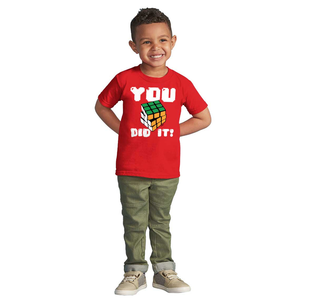 You Did It Infant Toddler T Shirt-Direct To Garment Print-Brisco Baby
