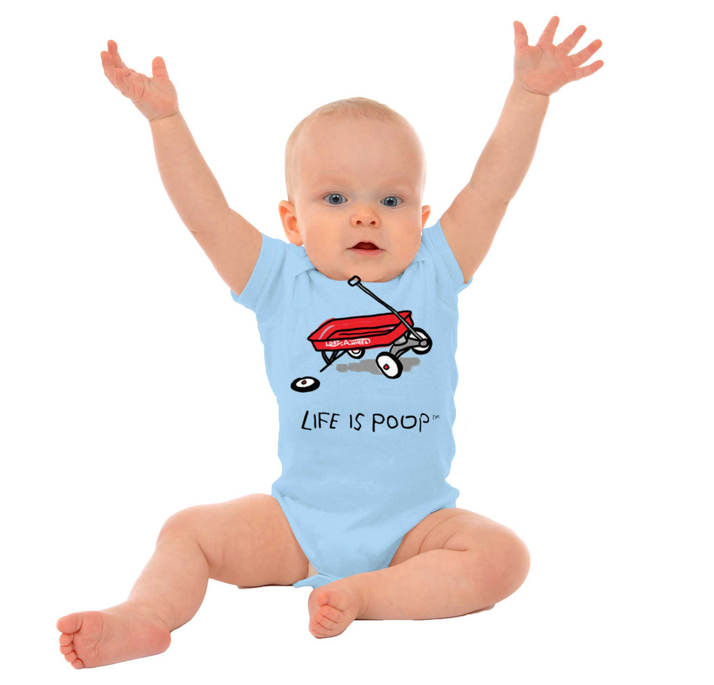 Broken Wagon Romper-Direct To Garment Print-Brisco Baby