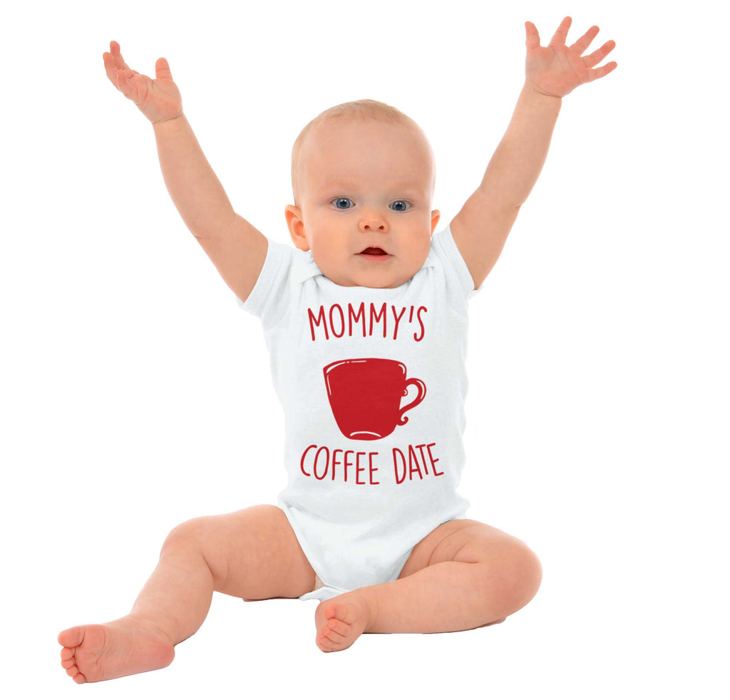 Mommy's Coffee Date Romper Bodysuit-Direct To Garment Print-Brisco Baby