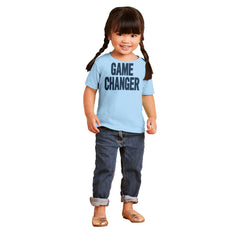 Game Changer Infant Toddler T Shirt-Direct To Garment Print-Brisco Baby