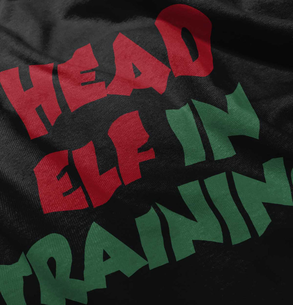 Head Elf Training Infant Baby Bib-Direct To Garment Print-Brisco Baby
