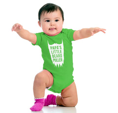Papa's Little Bread Puller Romper Bodysuit-Direct To Garment Print-Brisco Baby