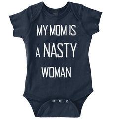 Nasty Woman Romper Bodysuit-Direct To Garment Print-Brisco Baby