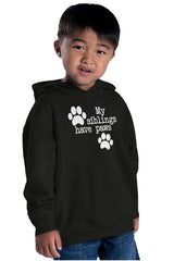 Siblings have paws Toddler Pullover Hoodie-Direct To Garment Print-Brisco Baby