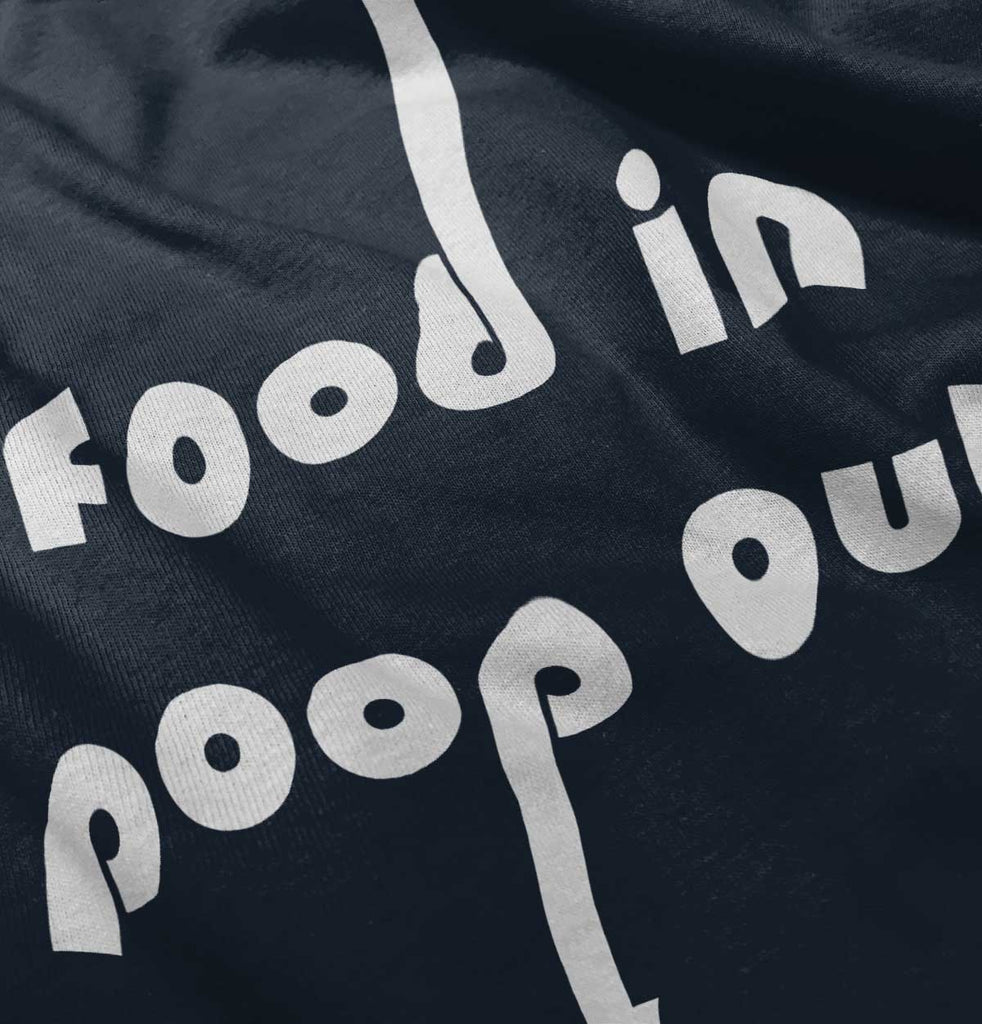 Poop out Romper Bodysuit-Direct To Garment Print-Brisco Baby