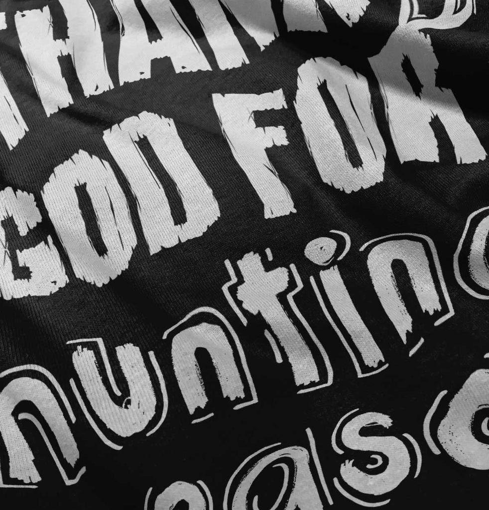 Thank God For Hunting Romper Bodysuit-Direct To Garment Print-Brisco Baby