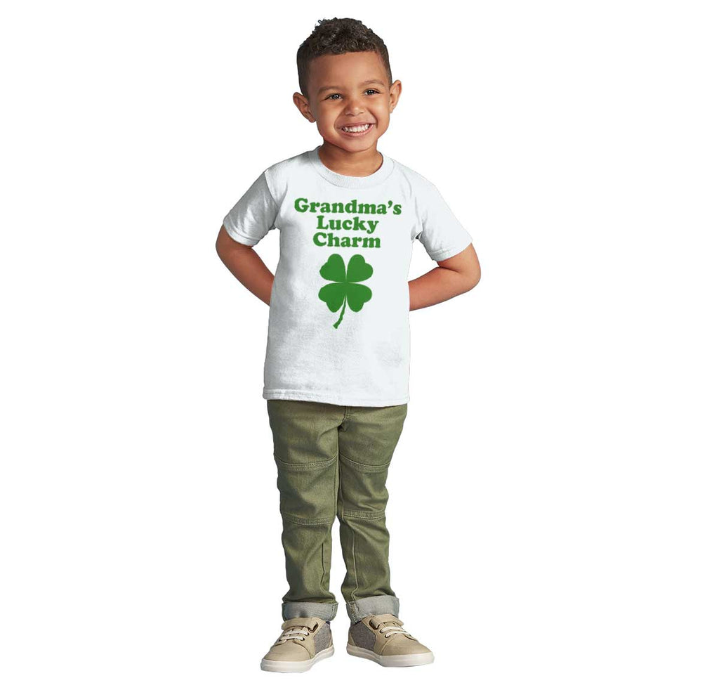 Grandma's Lucky Charm Infant Toddler T Shirt-Direct To Garment Print-Brisco Baby