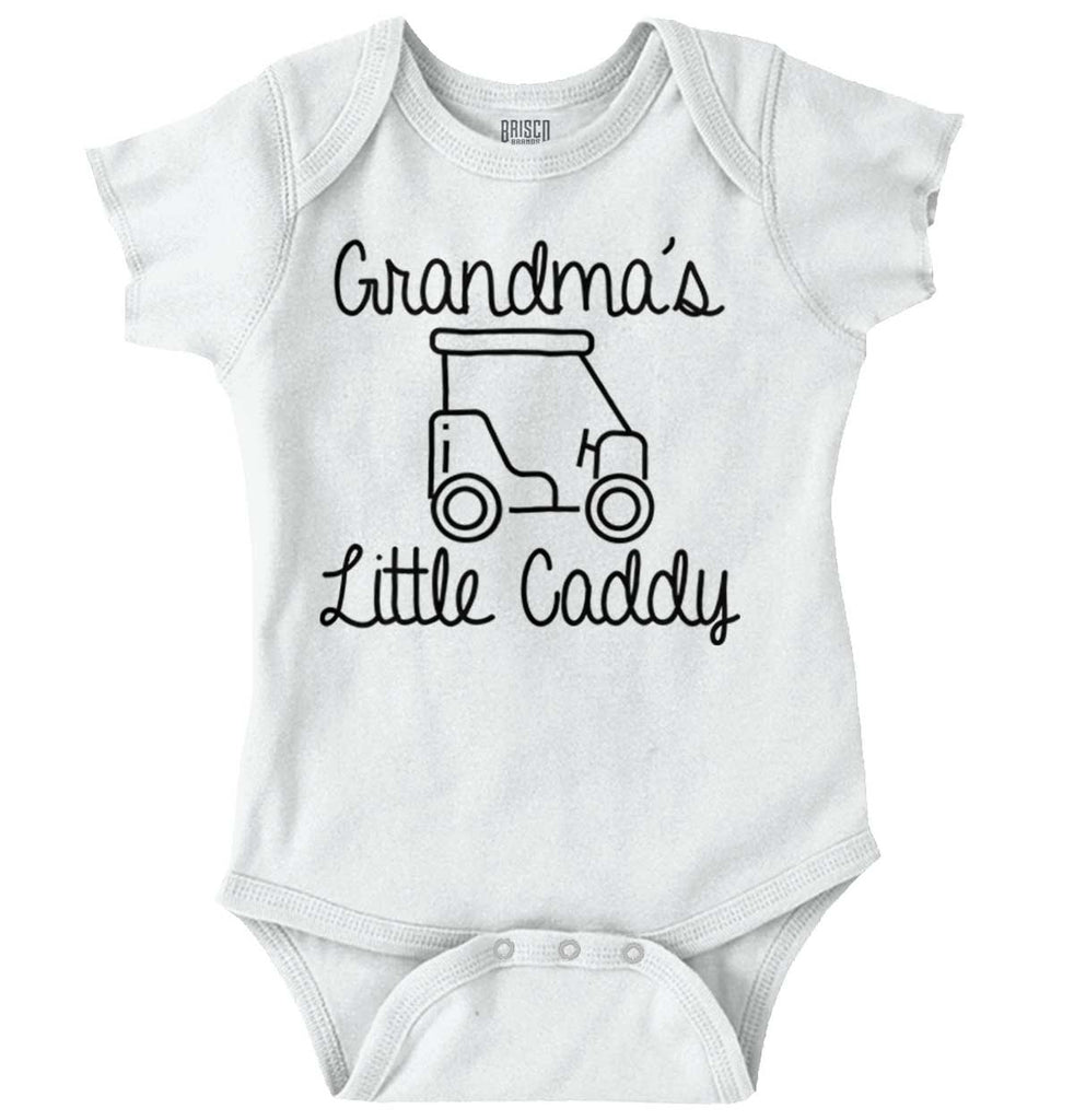 Grandma's Little Caddy Romper Bodysuit-Direct To Garment Print-Brisco Baby
