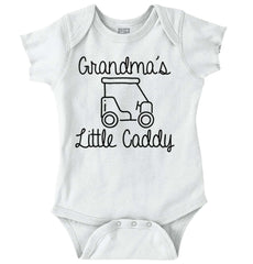 Grandma's Little Caddy Romper Bodysuit-Direct To Garment Print-Brisco Baby