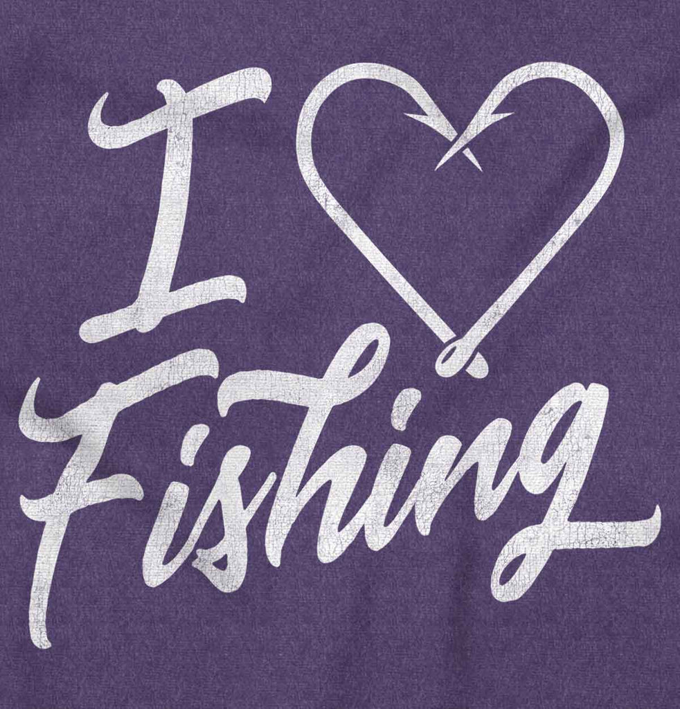I Love Fishing Football Bodysuit-Direct To Garment Print-Brisco Baby