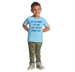 Ain't No Woman Infant Toddler T Shirt-Direct To Garment Print-Brisco Baby