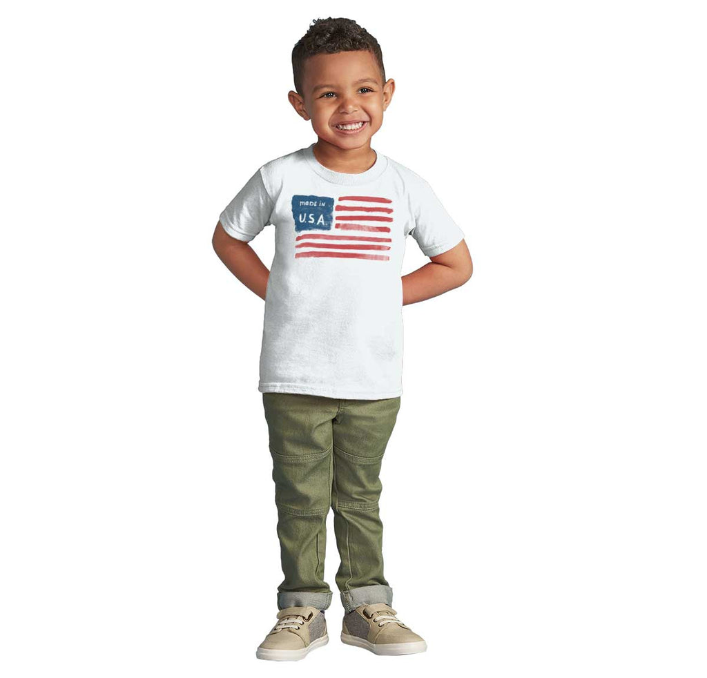 Made in USA Infant Toddler T Shirt-Direct To Garment Print-Brisco Baby