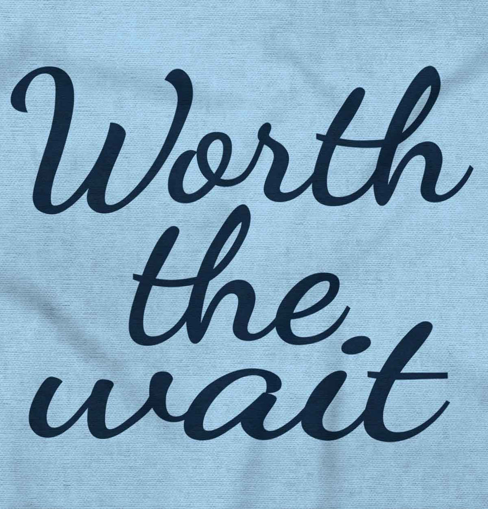 Worth The Wait Romper Bodysuit-Direct To Garment Print-Brisco Baby