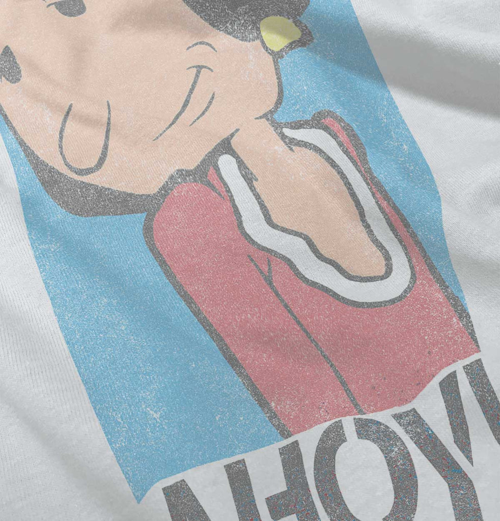Ahoy Olive Oyl Infant Toddler T Shirt-Direct To Garment Print-Brisco Baby