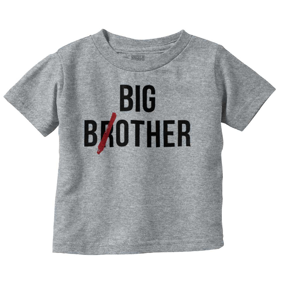 Big Bother Infant Toddler T Shirt-Direct To Garment Print-Brisco Baby