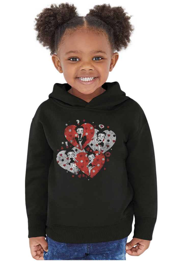 Betty Love Toddler Pullover Hoodie-Direct To Garment Print-Brisco Baby