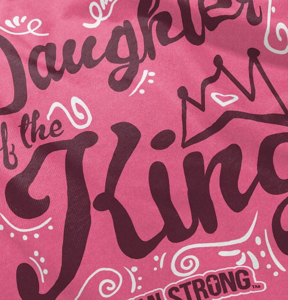 Daughter Of The King Toddler Football Jersey Tee-Direct To Garment Print-Brisco Baby