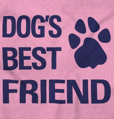 Dog's Best Friend Infant Baby Bib-Direct To Garment Print-Brisco Baby